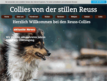 Tablet Screenshot of collies-von-der-stillen-reuss.ch